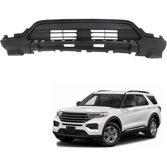 Findmall Front Lower Bumper Cover without Sensor Holes Replacement for 2020-2022 Ford Explorer