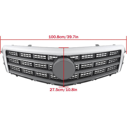 Findmall Front Upper Grille with Trim Molding Replacement for ATS 2013-2014 23490309