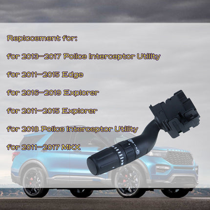 Findmall Windshield Wiper Switch Replacement for 2011-2019 Explorer 2011-2015 Edge 2013-2018 Police Interceptor Utility 2011-2017 MKX DB5Z17A553AB BT4Z17A553AA