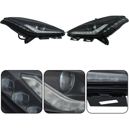 Findmall Headlight Assembly Pair Replacement for Corvette 2014-2019