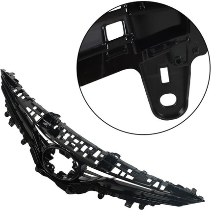 Findmall Front Upper Grille for 2021-2022 Toyota Camry LE XLE, Black