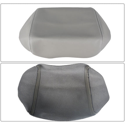 Findmall Leather Center Console Armrest Cover Skin Gray Replacement for 2009-2015 Honda Pilot