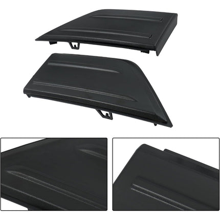 Findmall Black Front Bumper Face Bar Kit without Parking Sensor Holes Replacement for 2021-2023 Ford F150, with Lower Grille Trim Panels and License Plate Bracket