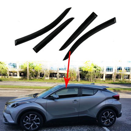 Findmall Side Window Visors Deflectors Rain Guard Replacement for 2017-2020 Toyota C-HR CHR