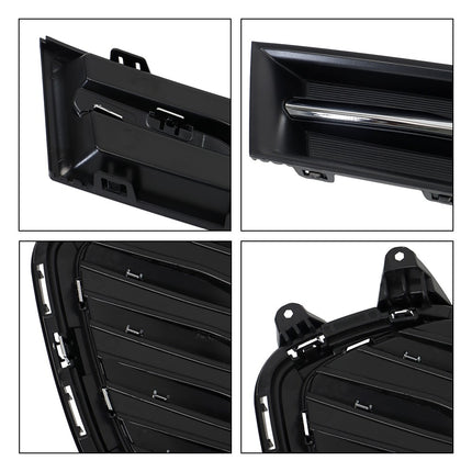 Findmall 2-Piece Front Upper and Lower Bumper Grille Set Replacement for Trax LS LT and Premier 2017-2020
