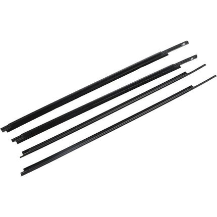 Findmall Door Belt Weatherstrip Molding Kit for 2008-2020 Toyota Sequoia, 4-Piece
