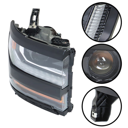 Findmall Headlights Assembly Replacement for Silverado 1500 2016-2018 RH