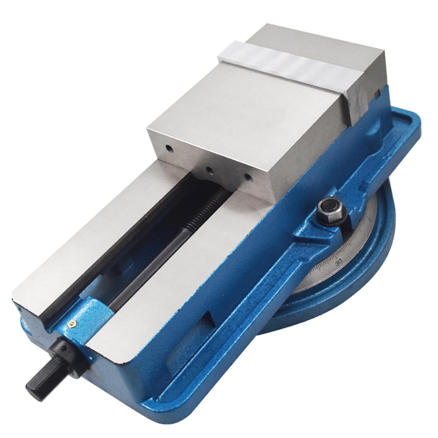 findmall 6 x 7-1/2" Accuracy Mill Vise Lengthen Anti-Jaw Lifting W/Swivel Base for Milling Shaping and Drilling Machines