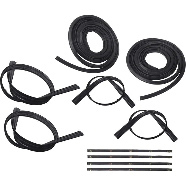 Findmall Door & Window Weatherstrip Kit for 1972-1979 Dodge D/W Pickups, 10-Piece