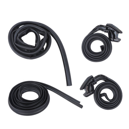 Findmall Removable Top Bedside-to-Cap Weatherstrip Kit for Chevrolet Blazer & GMC Jimmy, 4-Piece