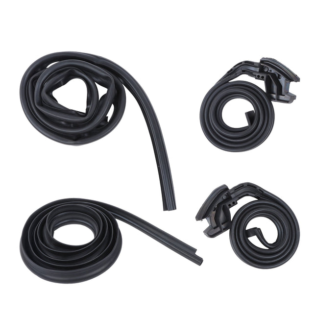 Findmall Removable Top Bedside-to-Cap Weatherstrip Kit for Chevrolet Blazer & GMC Jimmy, 4-Piece
