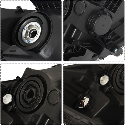 Findmall Headlight Assembly for 2013–2015 Honda Accord 4-Door Sedan Front Left Driver Side, Replaces 33150-T2A-A01