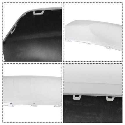 Findmall Front Bumper Lower Valance Skid Plate for 2018‑2019 Ford Explorer, Silver Plastic, Replacement for JB5Z8419ADPTM