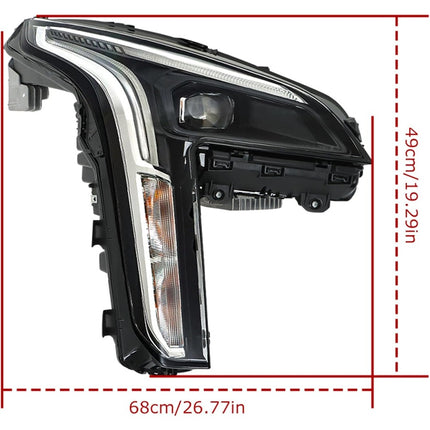 Findmall Headlight Headlamp Assembly Passenger Side