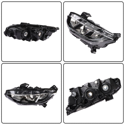 Findmall Headlight Assemblies for 2016–2020 Honda Civic Front Left and Right, Replaces HO2502173 and HO2503173