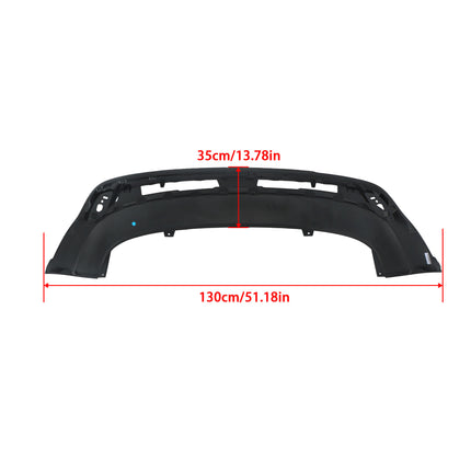 Findmall Rear Lower Bumper Cover for 2024-2025 Chevrolet Trax, No Sensor Holes, Primed