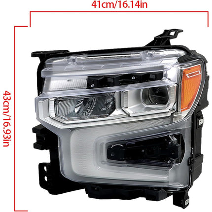 Findmall Headlights Assembly Replacement for Silverado 1500 2022-2024
