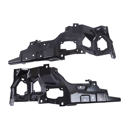Findmall Front Bumper Brackets for 2023-2025 Chevrolet Silverado 2500 HD and 3500 HD, Black, Left and Right Pair