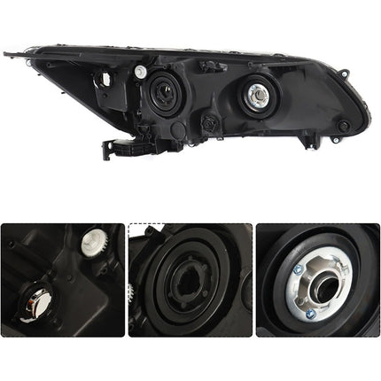 Findmall Headlight Assembly for 2013–2015 Honda Accord 4-Door Sedan Front Left Driver Side, Replaces 33150-T2A-A01