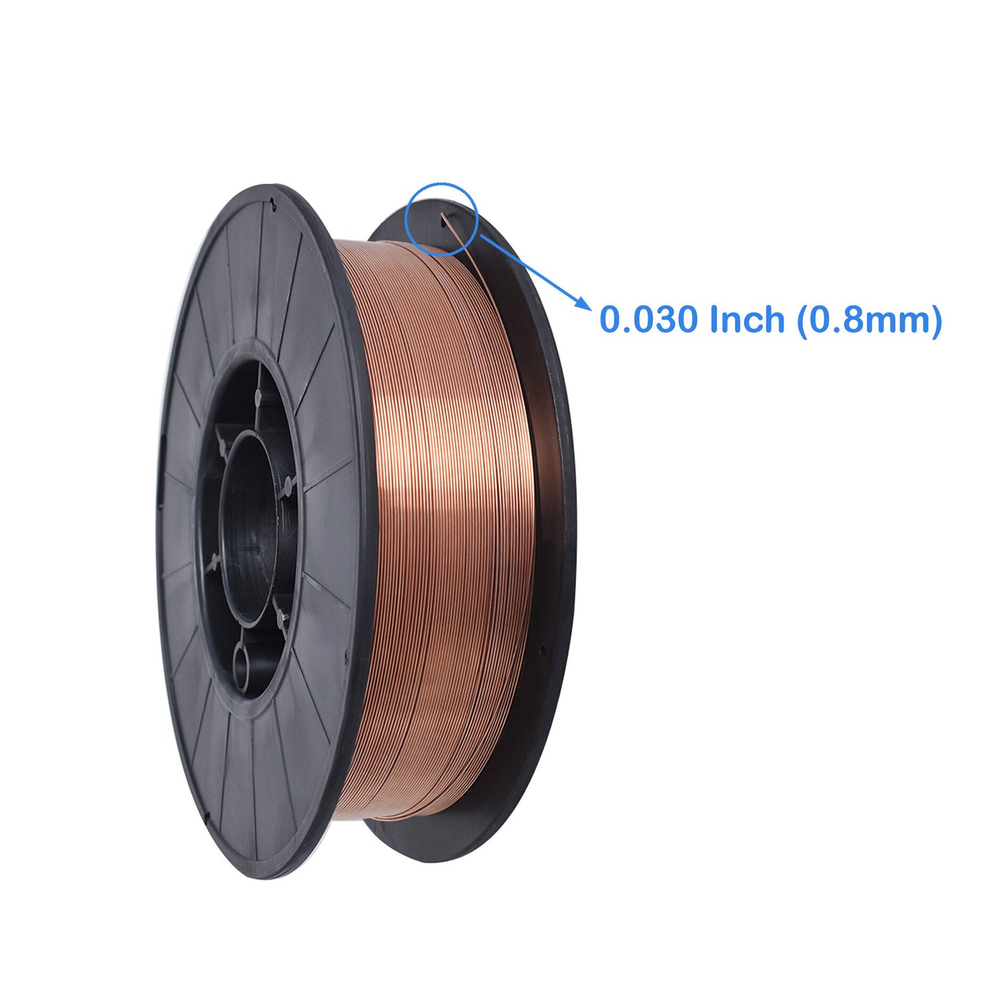 findmall 1/2 Spool ER70S-6 Mild Steel MIG Welding Wire Spool 0.030 Inch (0.8 MM)