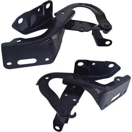 2Pcs Hood Hinge Set Steel Black Replacement for 2016-2021 HR-V HO1236141 HO1236142 60120T7WA01ZZ 60170T7WA01ZZ