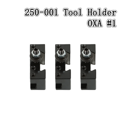 findmall 3Pcs OXA 1 Quick Change Turning & Facing Lathe Tool Post Holder 250-001 Tool Holder Fit for Lathe