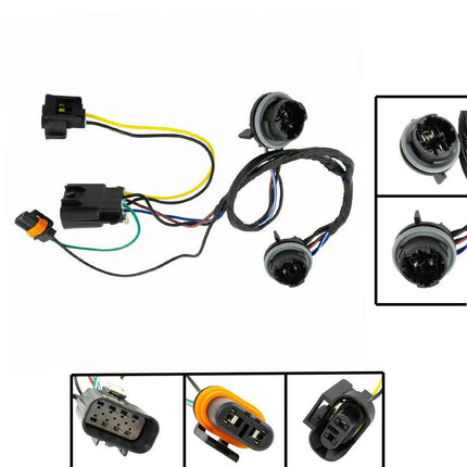 Findmall Headlight Wiring Harness Replacement for 2007-13 Silverado 2500 HD 15841609 25962806