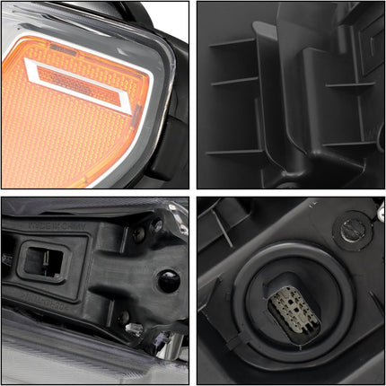 Findmall Headlights Assembly Replacement for Silverado 1500 2022-2024