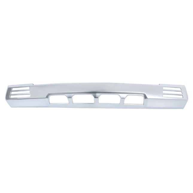 Front Bumper Lower Valance Skid Plate Matte Chrome Plastic Replacement for Silverado 1500 2022-2023 84878970