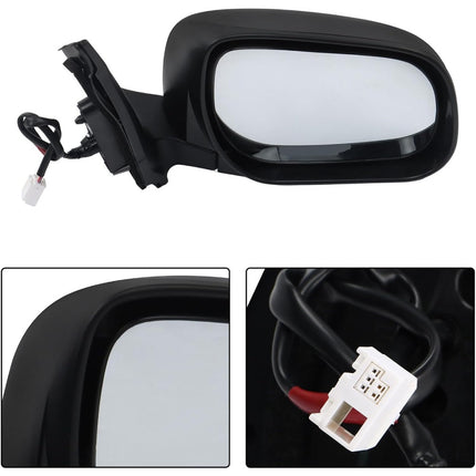 Findmall Power Side Rearview Mirror Heated Replacement for RAV4 2009-2012 Replacement for TO1321264 3-Pin Connector Right Side