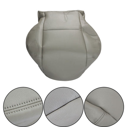 Findmall Left Leather Seat Cover Driver Side (Gray) Replacement for 2000-2004 Toyota Tundra Seqouia