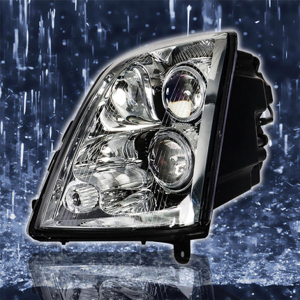 Findmall Headlight Headlamp Assembly Halogen Driver Side Replacement for STS 2005 2006 2007 2008 2009 2010 2011 Replacement for GM2502278 Left LH