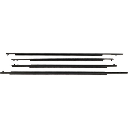 Findmall Door Belt Weatherstrip Molding Kit for 2010-2015 Toyota Prius, 4-Piece