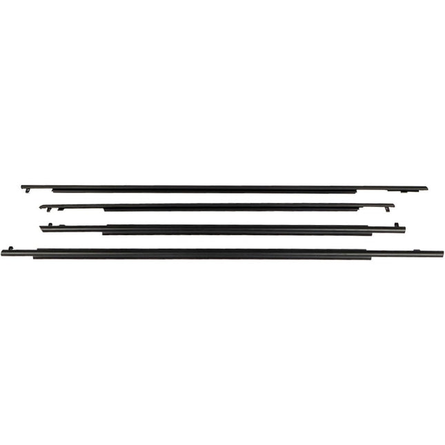 Findmall Door Belt Weatherstrip Molding Kit for 2010-2015 Toyota Prius, 4-Piece