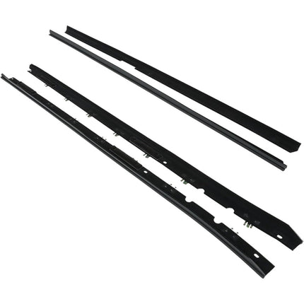 Findmall Window Sweep Weatherstrip Kit for 1984-1989 Chevrolet Corvette, 4-Piece