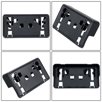 Findmall 5Pcs Black Front Bumper Face Bar Kit with Grille, License Plate Bracket & Grille Trim Panels for 2021‑2023 F150, Replacement with 6 Sensor Holes