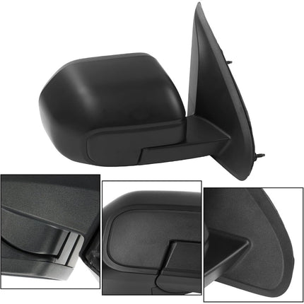 Findmall Passenger Right Side Power Heated Mirror Replacement for Maverick 2022 2023 2024 Replacement for NZ6Z17682L w/Blind Spot Matte Black Electric 7-Pin Connector