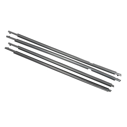 Findmall Chrome Window Weatherstrip Kit for 2013-2018 Toyota RAV4, 4-Piece