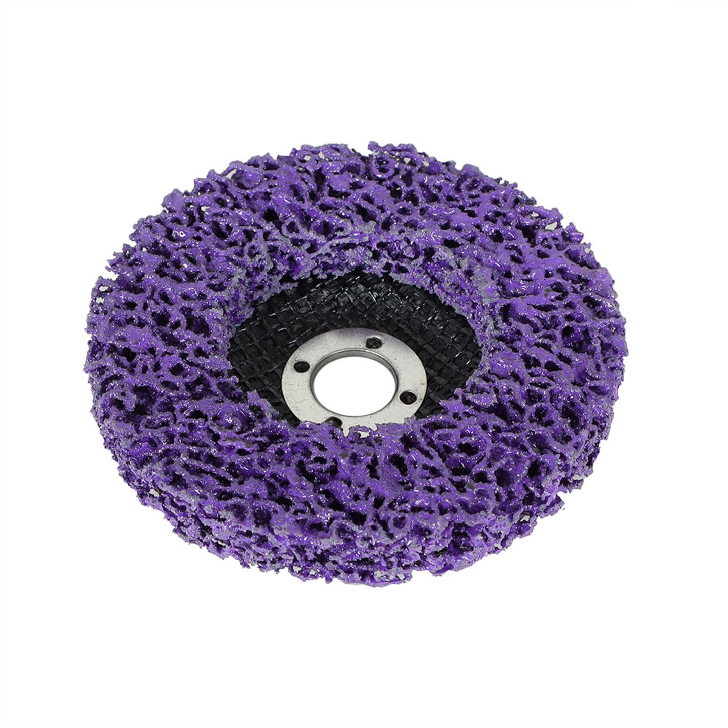 findmall 10Pcs 4 x 5/8 Purple Quick Change Easy Strip Discs Poly Abrasive Wheel Silicon Carbide Abrasive Wheel Fit for Angle Grinders