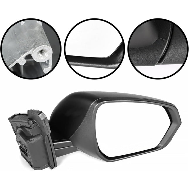 Findmall Side Mirror Assembly for 2018-2022 Equinox, Passenger Side, Heated, No Turn Signal