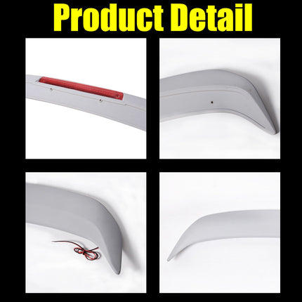 Findmall Trunk Spoiler Wing Styling Kit with LED Replacement for 2013 2014 2015 Altima 4dr Factory Style