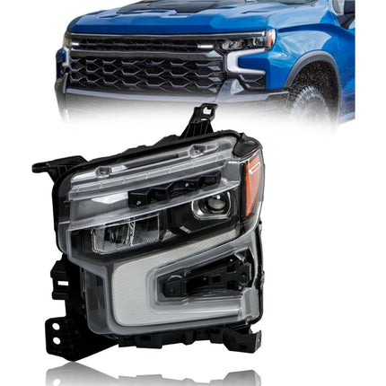 Findmall Headlights Assembly Replacement for Silverado 1500 ZR2 2022-2024