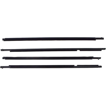 Findmall ABS Window Weatherstrip Molding Kit for 2008-2010 Toyota Highlander, 4-Piece