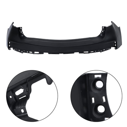 Findmall Rear Upper Bumper Cover for 2017-2020 Acura MDX, No Sensor Holes, Primed