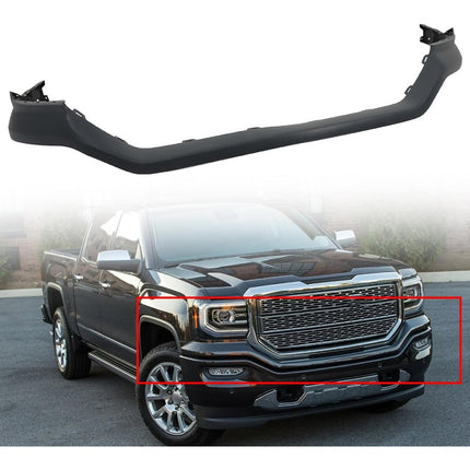 Findmall Primed Front Upper Bumper Cover Replacement for 2016-2018 GMC Sierra 1500, GM1014117