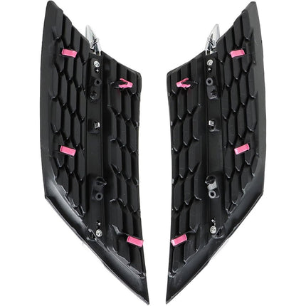 Findmall Left and Right Front Bumper Grille Set for 2013-2015 Toyota RAV4, Matte Black