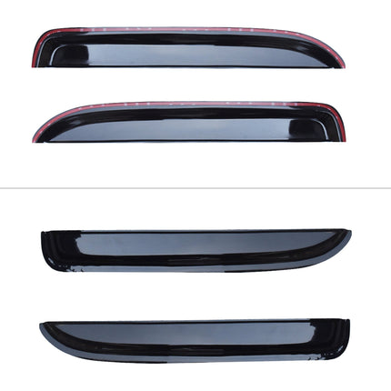 Findmall Side Window Deflectors Visor Vent Rain Guard Replacement for 2002-2009 Ram Quad Cab