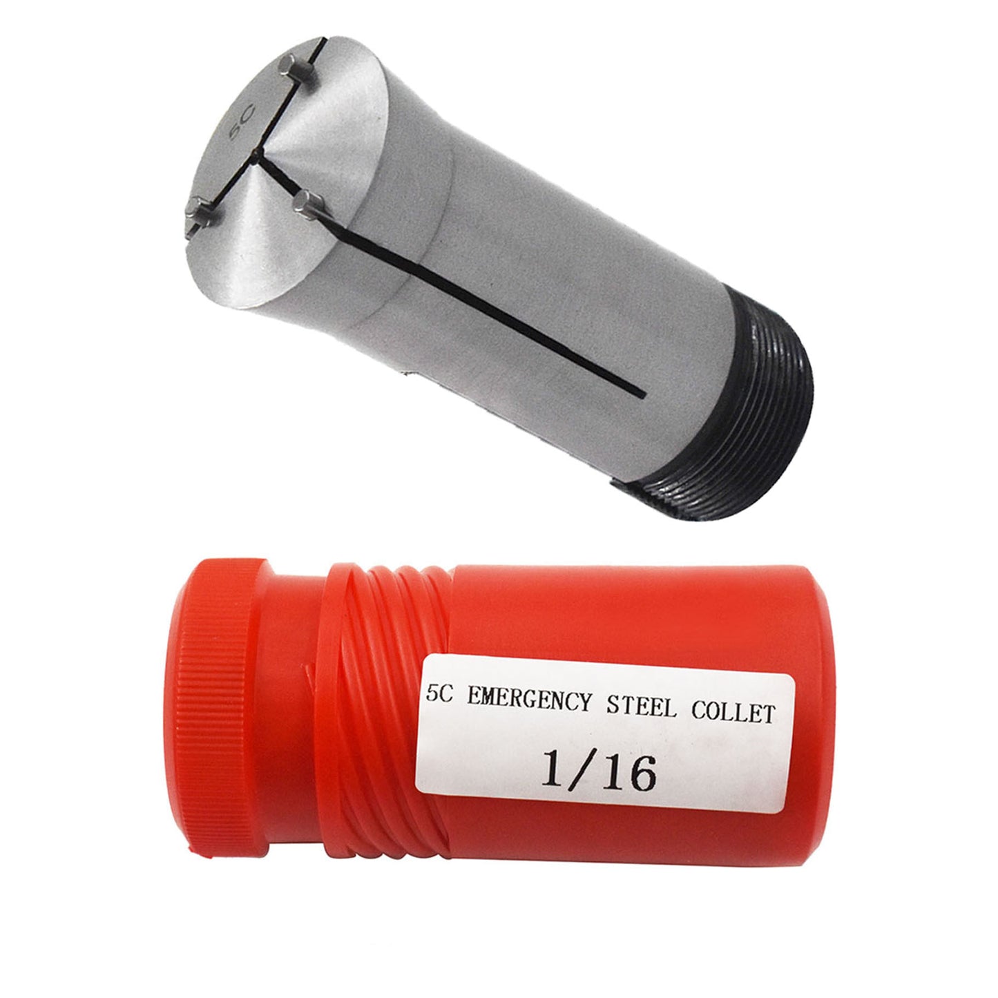 findmall 5C Emergency Steel Collet 1/16" For Lathe & Fixtures High Accuracy