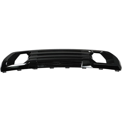 Findmall Front Lower Bumper Grille Plate Filler for 2019‑2022 GMC Sierra 1500 AT4 Denali, Painted Gloss Black Factory Plastic, Replacement for 84176747