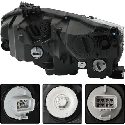 Findmall Headlight Assembly for 2016 Honda Civic Front Right Passenger Side, Replaces HO2503176